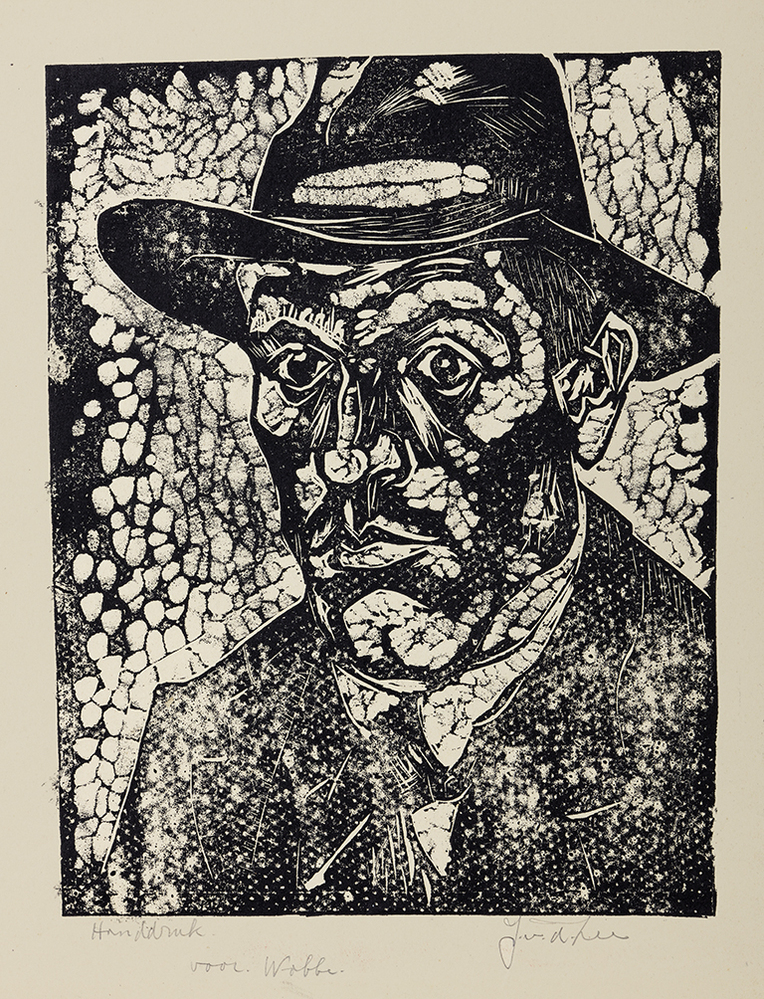 Zelfportret met hoed