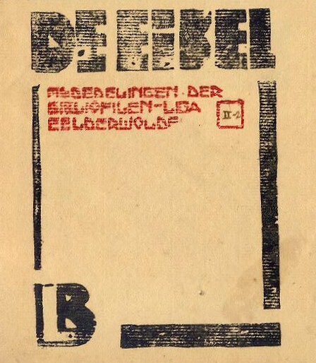 De Eikel, mededelingen der Bibliofielen-Liga Eelderwolde