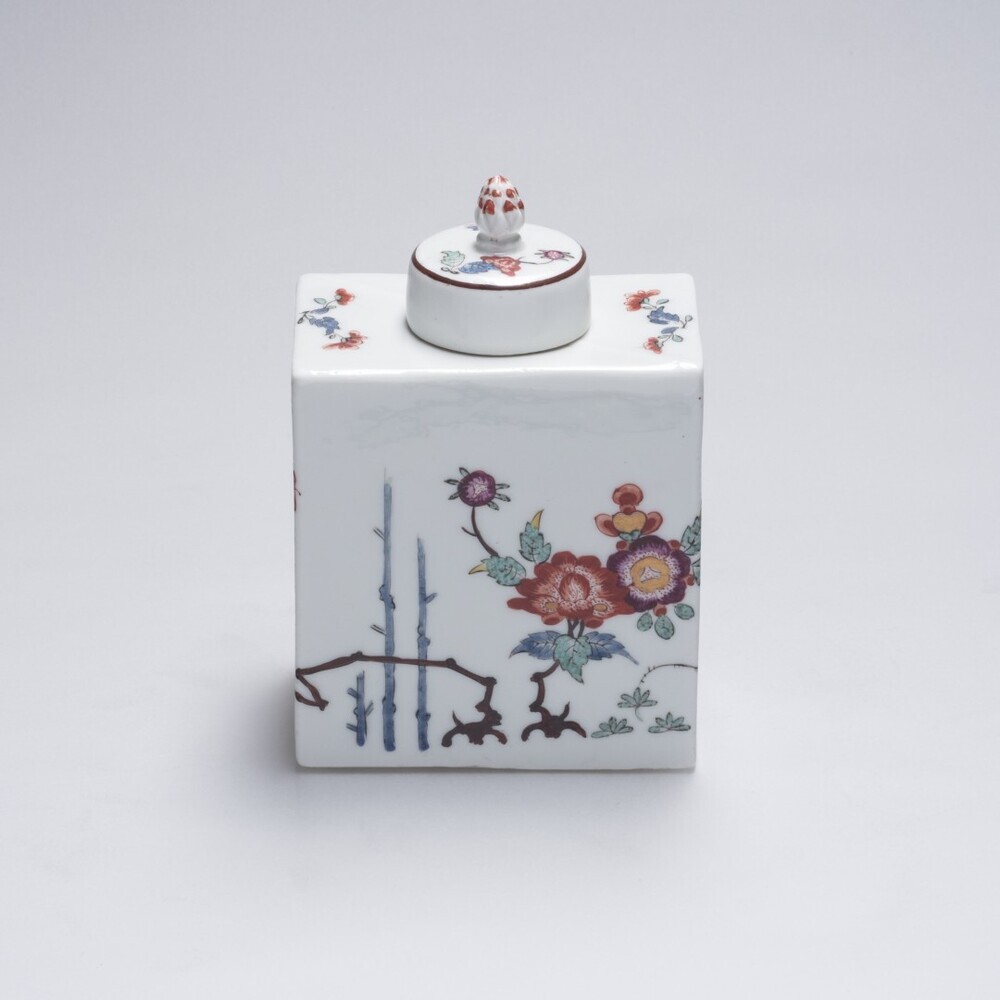 Rechthoekig theebusje met deksel