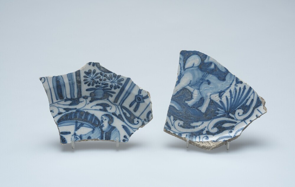 Fragmenten van een schotel