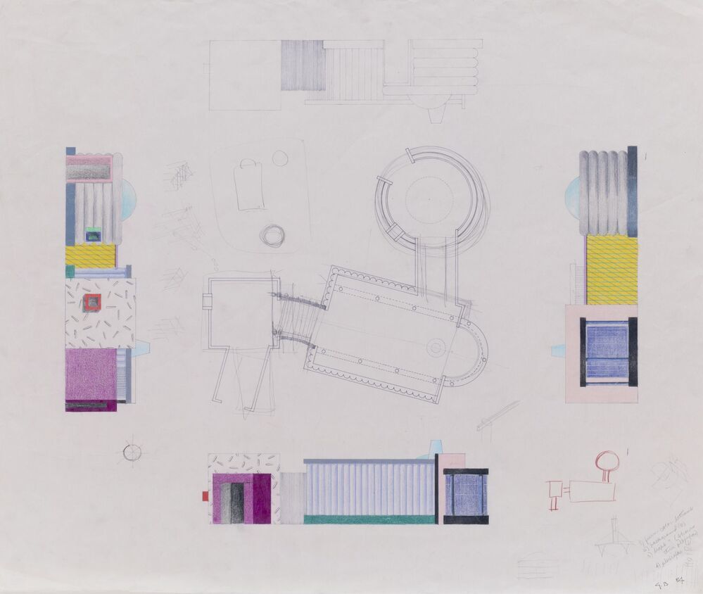 Ontwerp tentoonstelling Pensieri di plastica