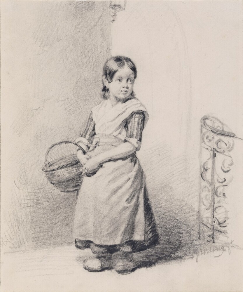 Meisje in Groninger kostuum