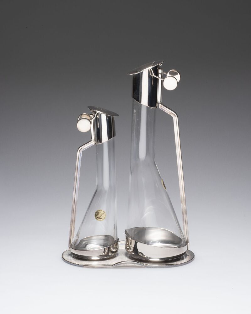 Olie-, azijn-, zoutstel (uit de serie: La tavola di Babele) , AC02/A