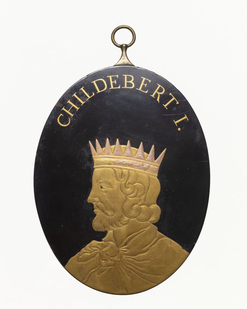 Plaquette Koning Childebert I