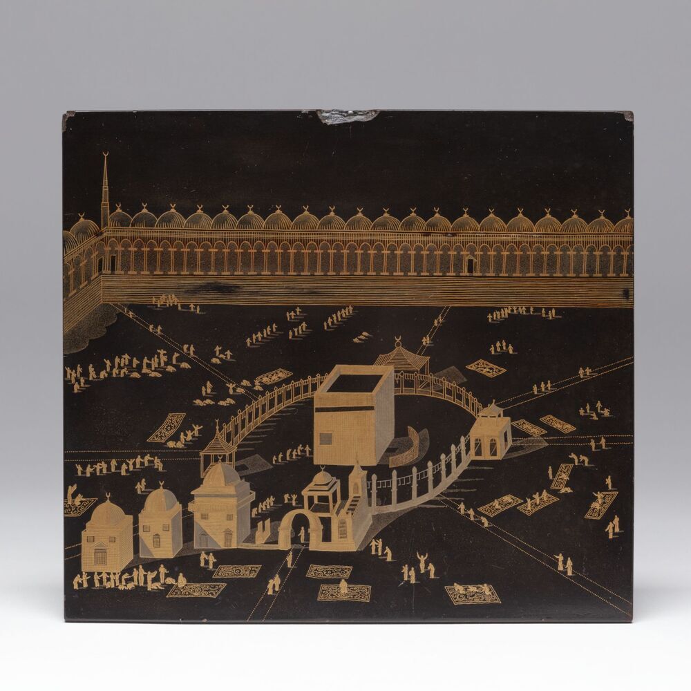 Lakplaquette met Kaäba in Mekka