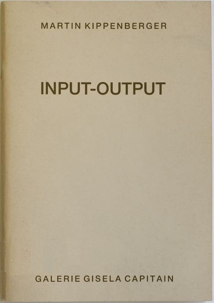 Input-output