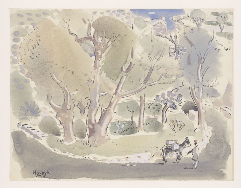 Olijfbomen te Menthon