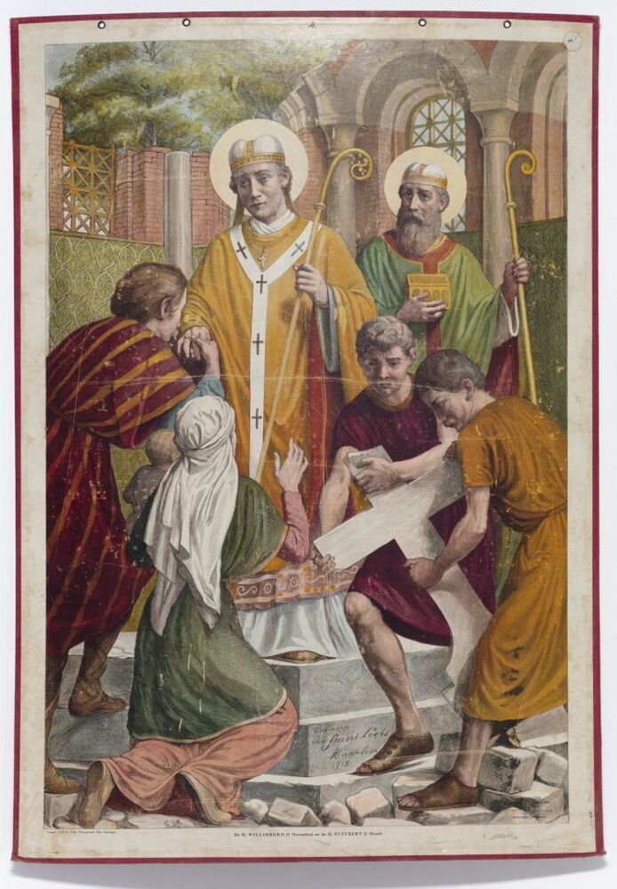 De heilige Willibrord en de heilige Suitbert