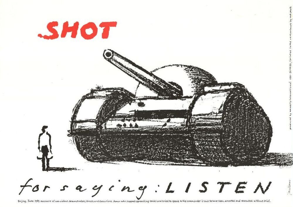 Shot - for saying : LISTEN