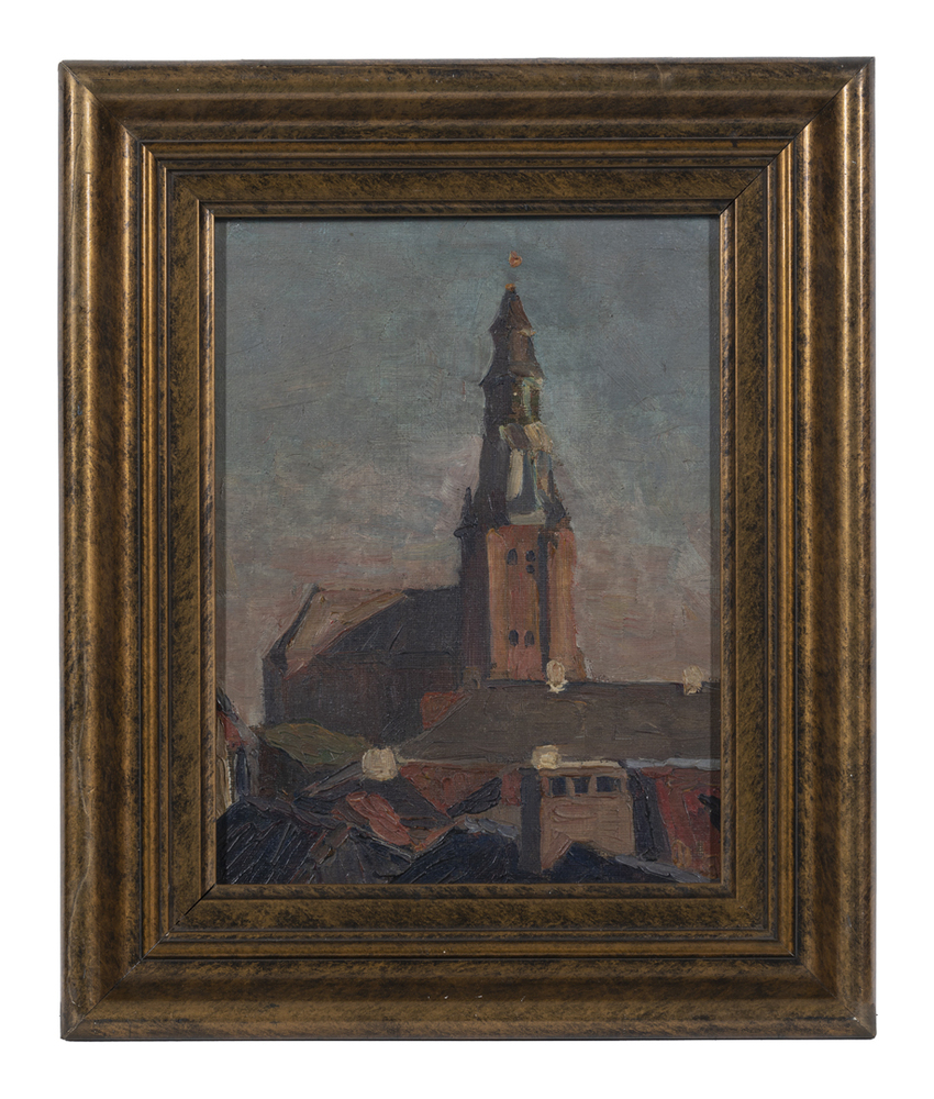 Gezicht op de Akerktoren