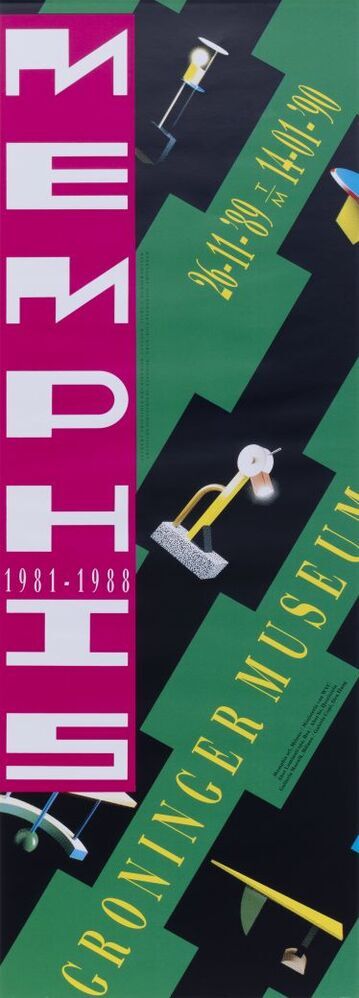Tentoonstelling in Groninger Museum 1991-09-17 -1992-06-07: Memphis 1981-1988
