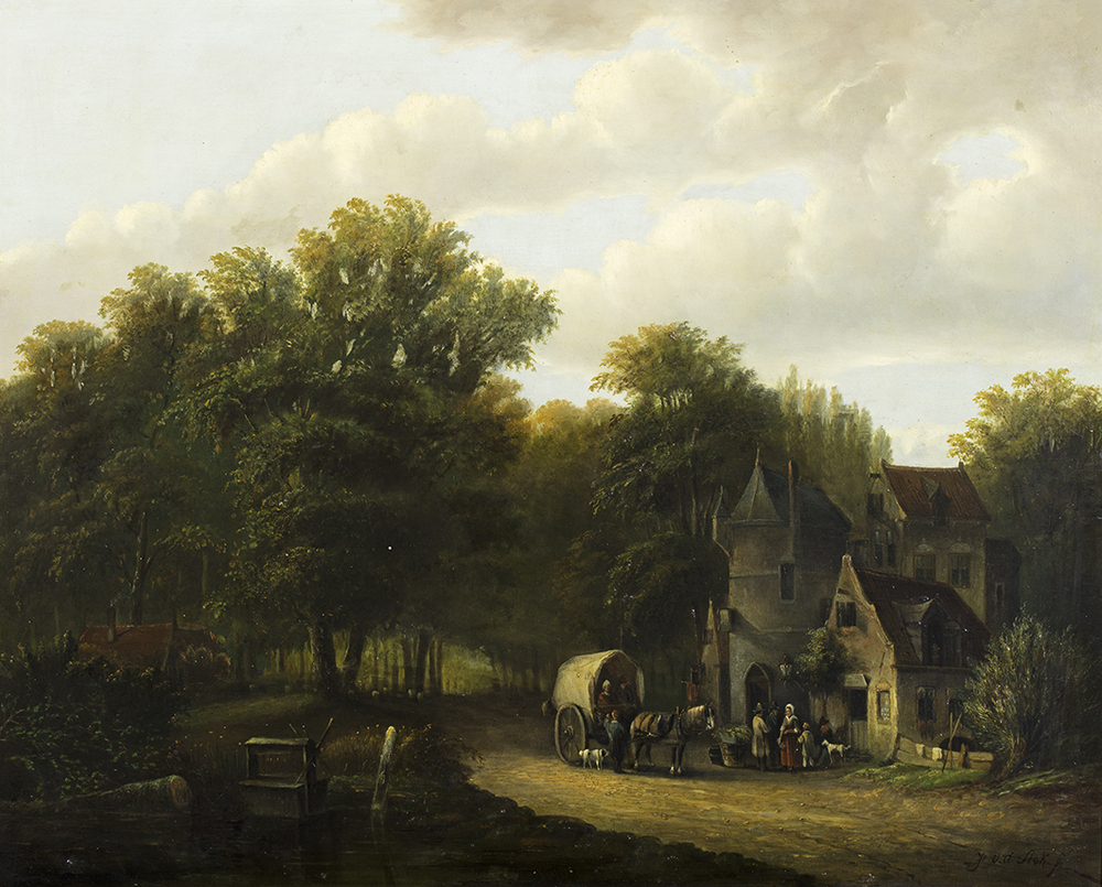 Boerderij met vijver