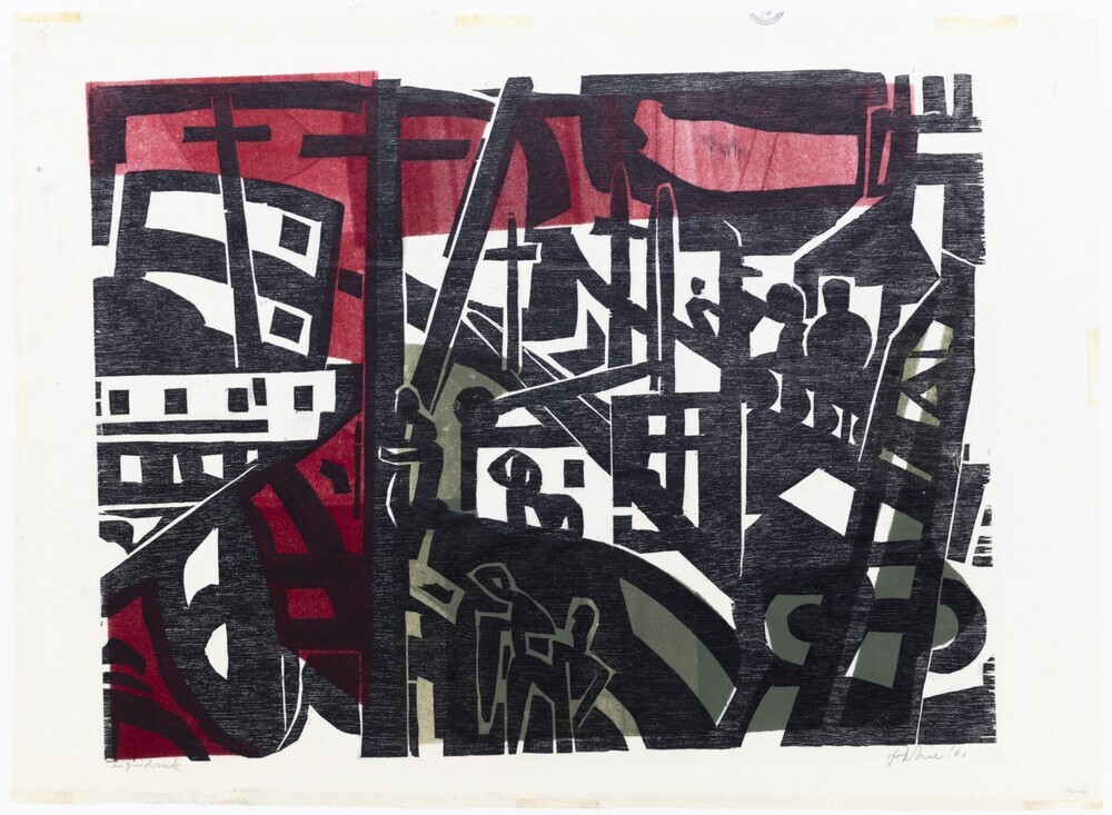 Haven in vol bedrijf