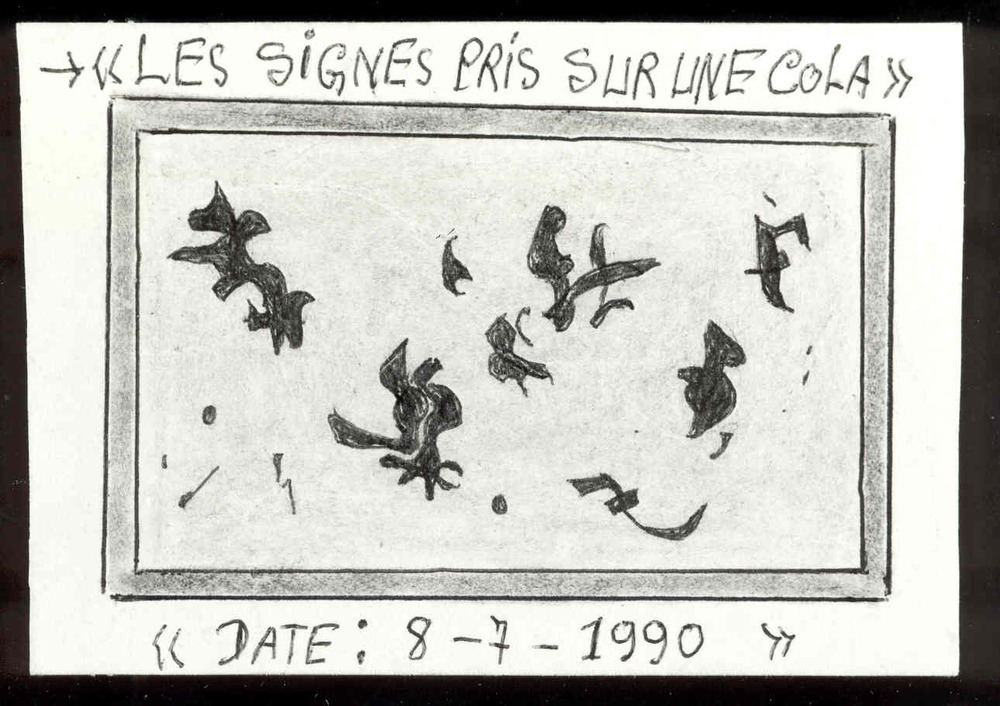 Les signes pris sur une cola