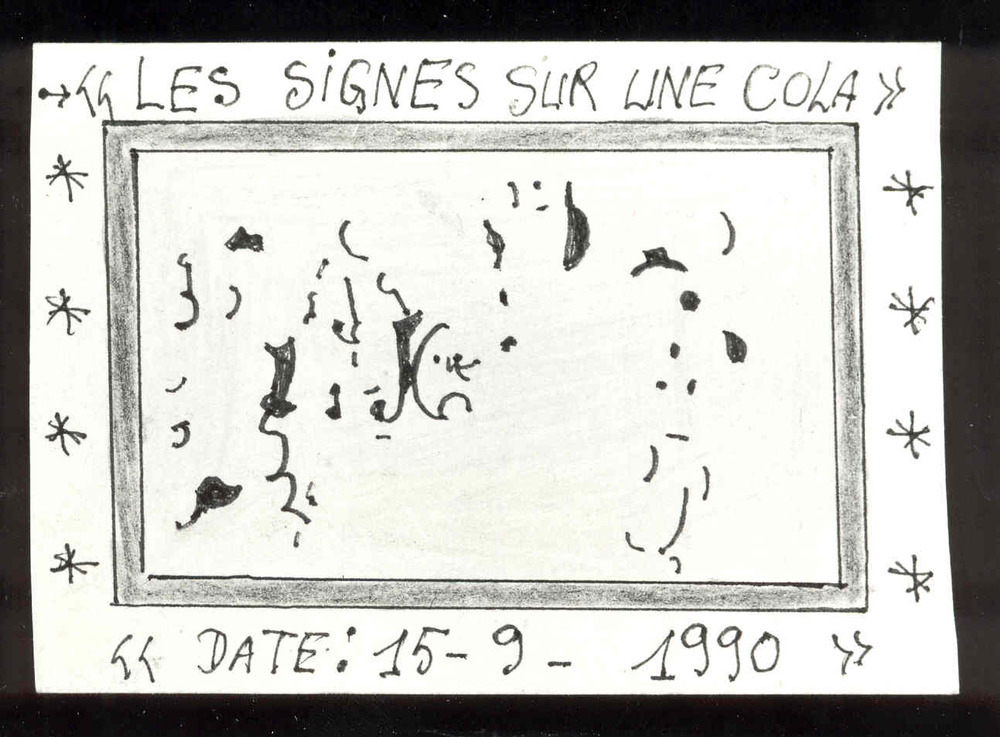 Les signes sur une cola
