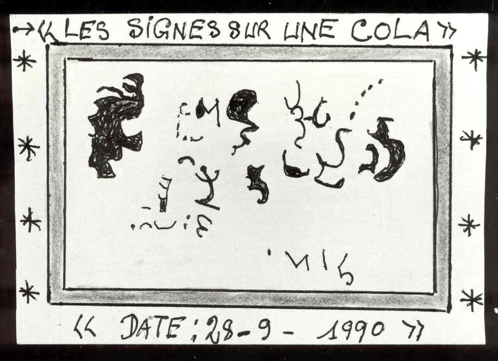 Les signes sur une cola