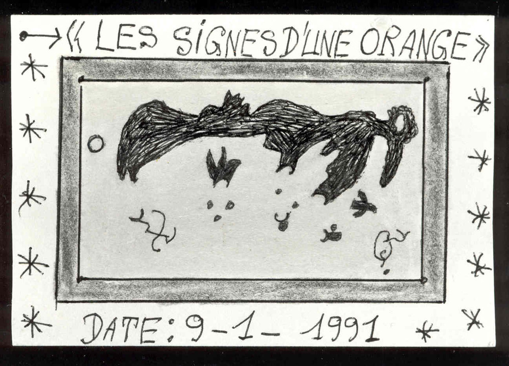 Les signes d'une orange date: 9-1-1991