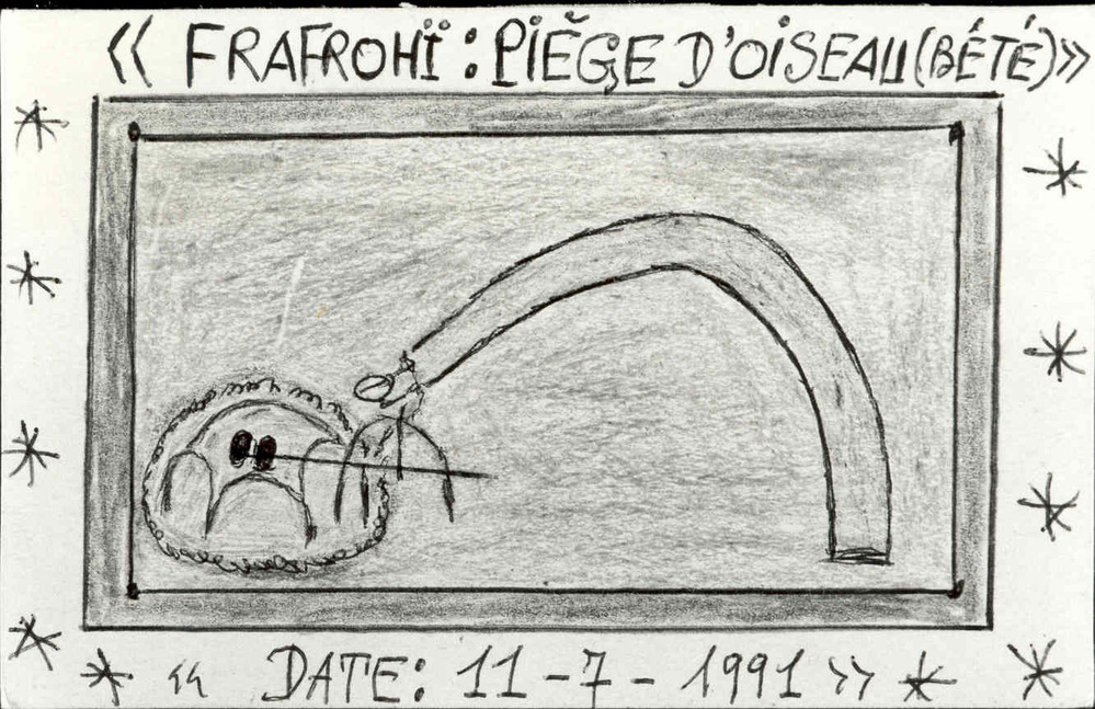 Frafrohï: piège d'oiseau (bété)