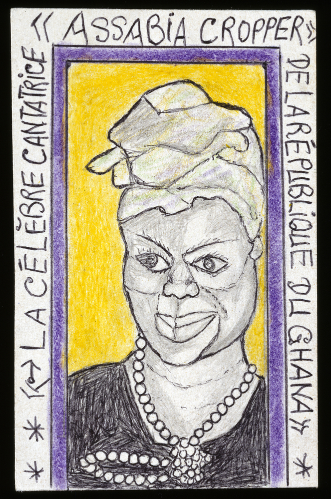 La célèbre cantatrice, Assabia Cropper de la république du Ghana