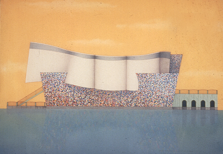 Het nieuwe Groninger Museum gebouw (ontwerp)