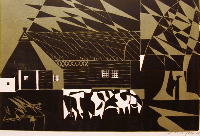 Boerderij met koeien