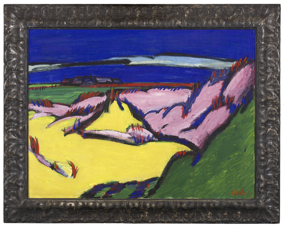 Kooiboerderij met duinen