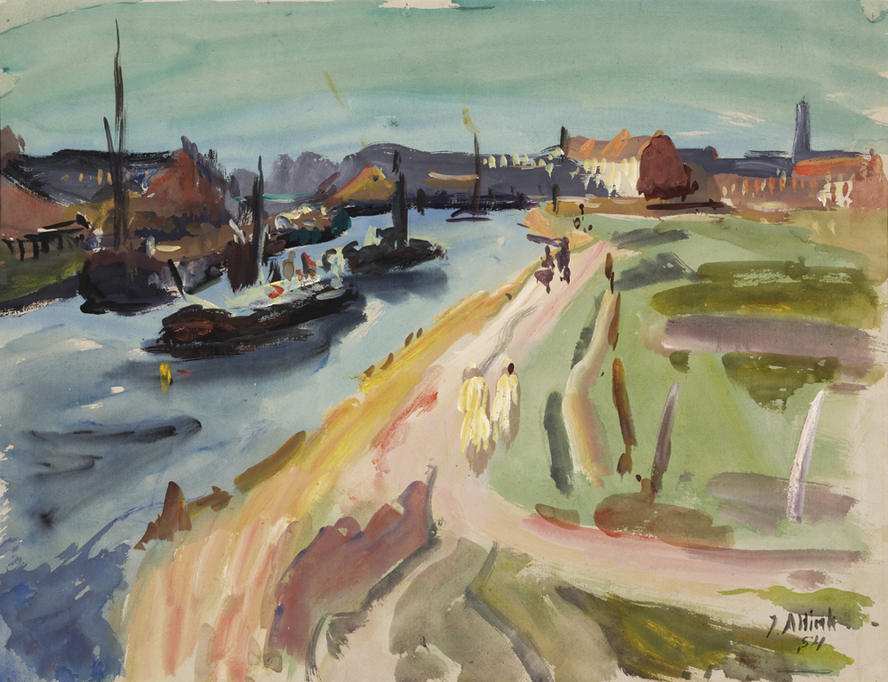 Schuiten in het Damsterdiep