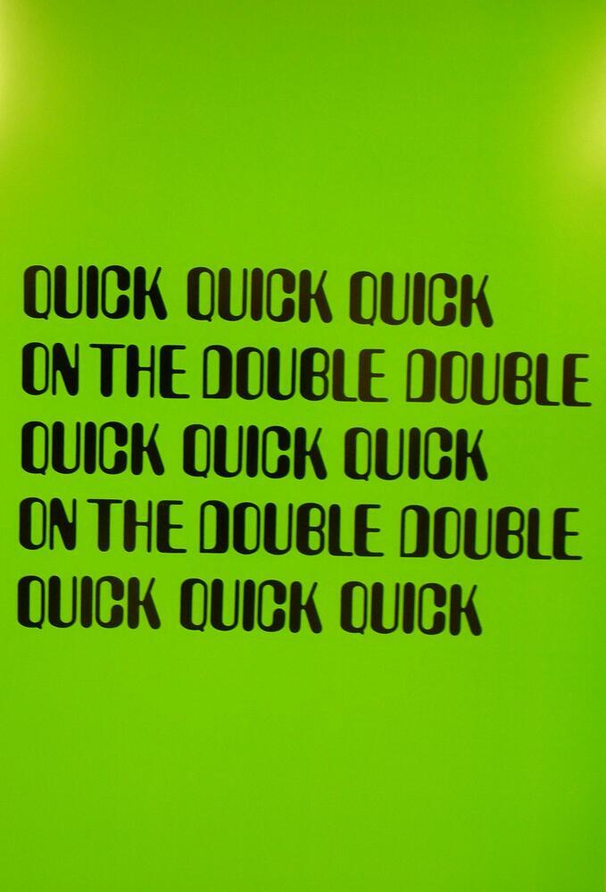 Quick quick quick on the double Quick quick quick on the double double Quick quick quick (uit de serie: The sharp knife and the soft belly)