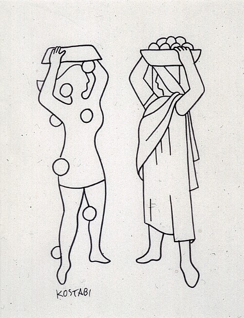 Two bowls of spheres, two cultures