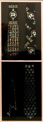 Ontwerp stropdassen voor tentoonstelling Business art