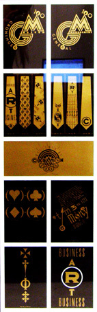 Gebruiksdrukwerk ten behoeve van tentoonstelling in Groninger Museum: Business Art