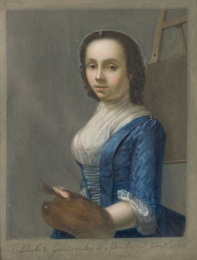 Elisabeth Geertruida Wassenbergh, zelfportret op 25-jarige leeftijd