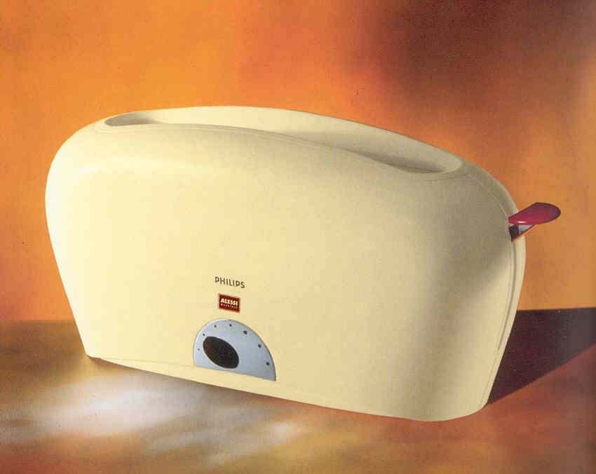 De broodrooster uit de Philips-Alessi Line