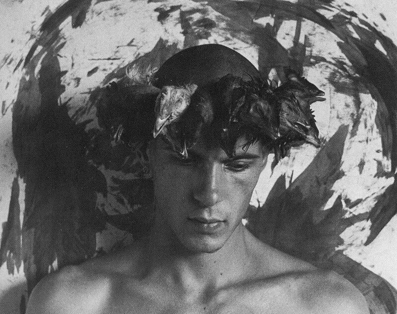 Selfportrait with chickenheads