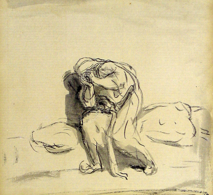 Jozef weent na het terugzien zijnder broederen