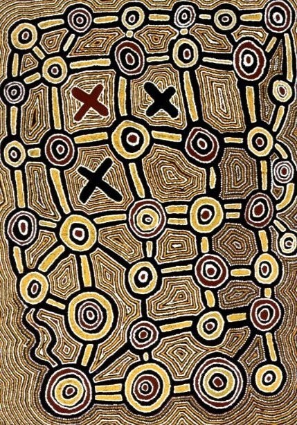 zonder titel (Water Tjukurrpa bij Mukuparta)