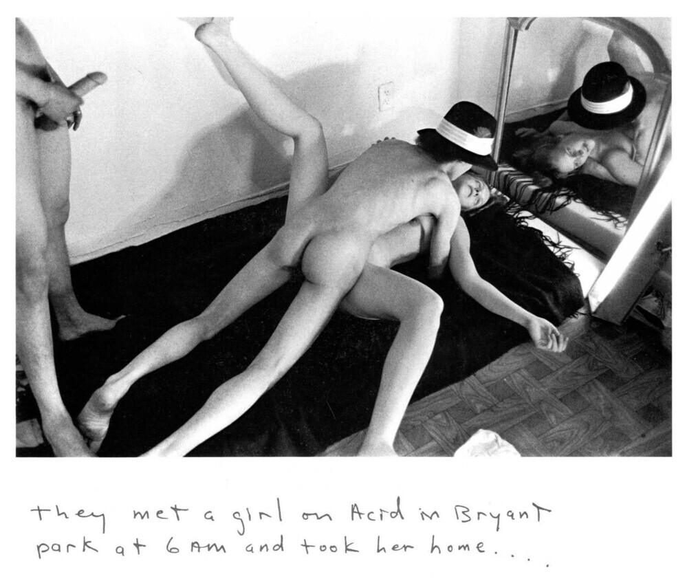 They met a girl on acid in Bryant Park at 6 A.M. and took her home... 1980 (uit de serie: Teenage lust)