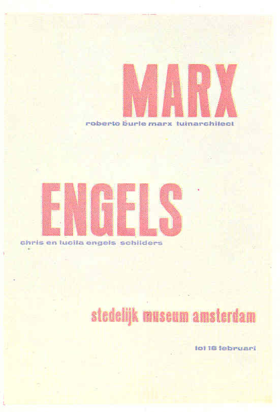Marx Roberto Burle Marx tuinarchitect Engels Chris en Lucila Engels schilders