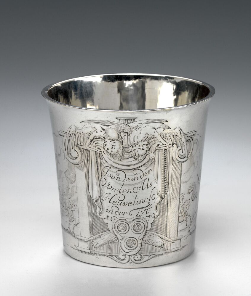 Beker goud en zilversmedengilde in Groningen