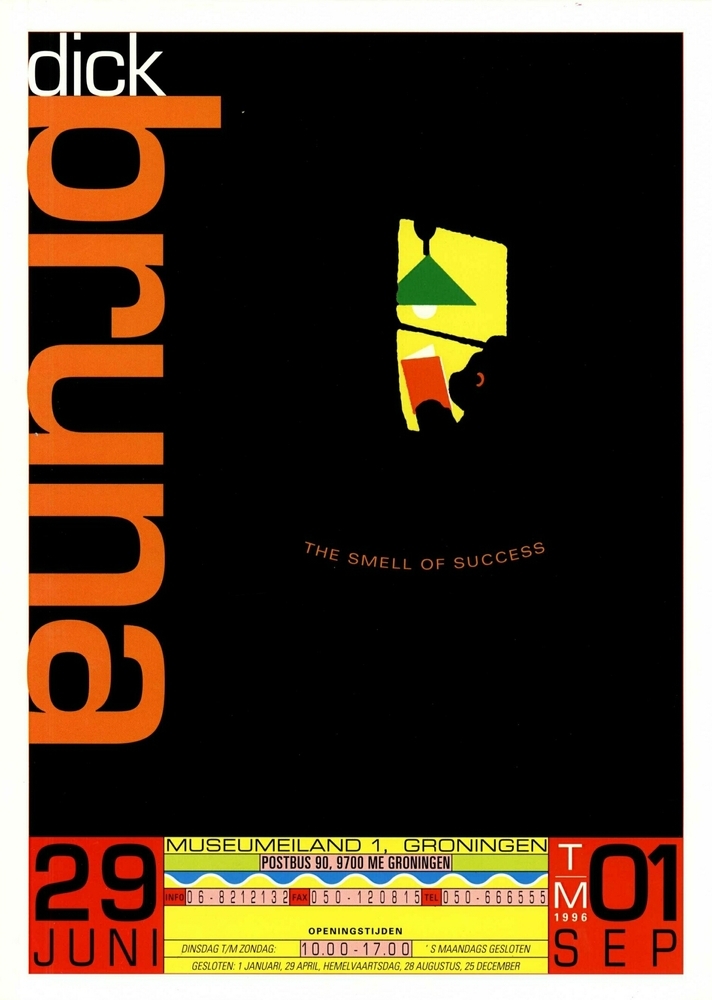 Tentoonstelling Groninger Museum 1996-06-29 t/m 1996-09-01: The Smell of Success / Dick Bruna