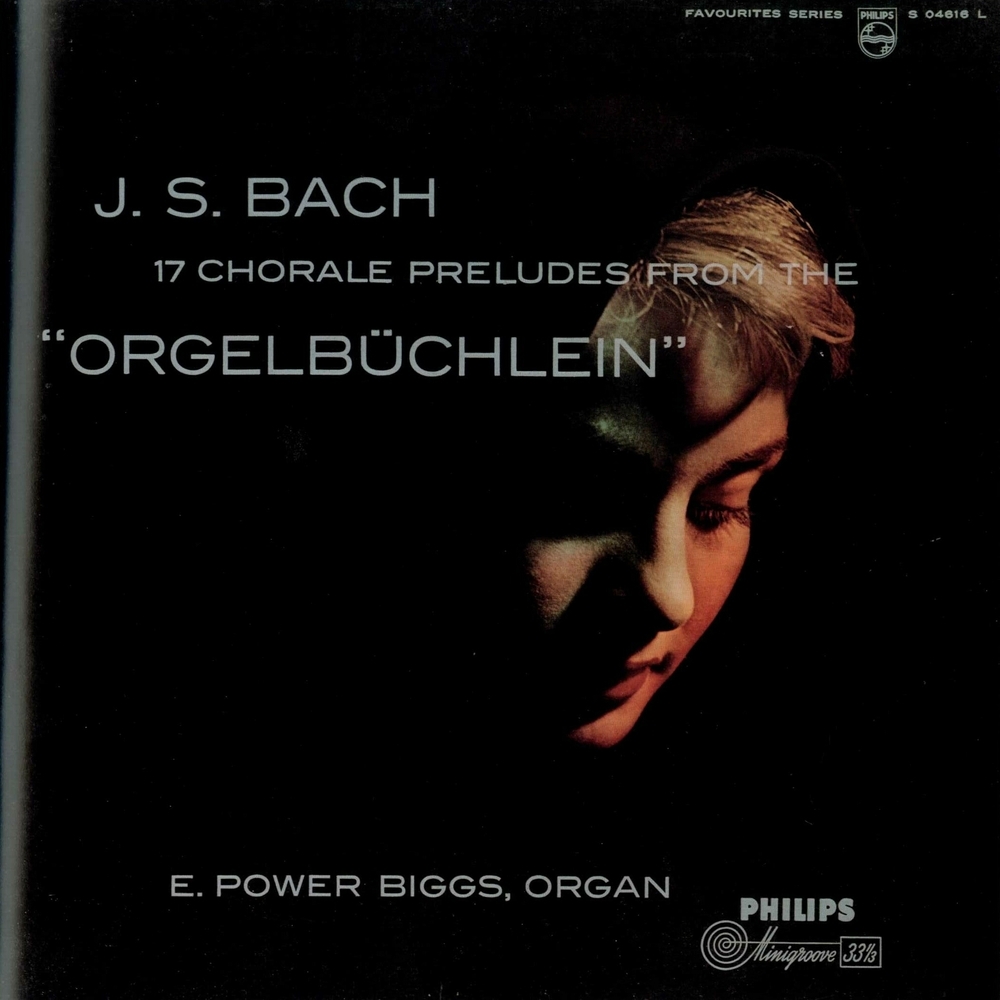 Platenhoes voor Philips favourites series: J.S. Bach - 17 chorale preludes from the "Orgelbüchlein"