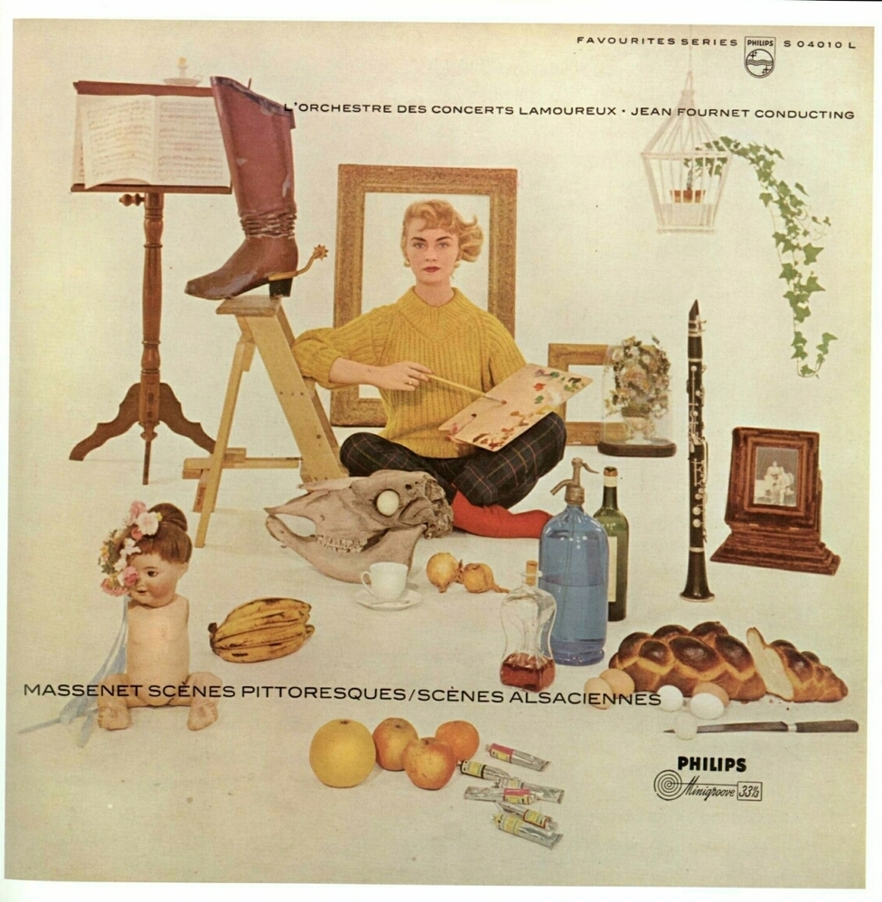 Proefdruk platenhoes voor Philips Favourites series: Massenet - Scènes pittoresques/Scènes Alsaciennes