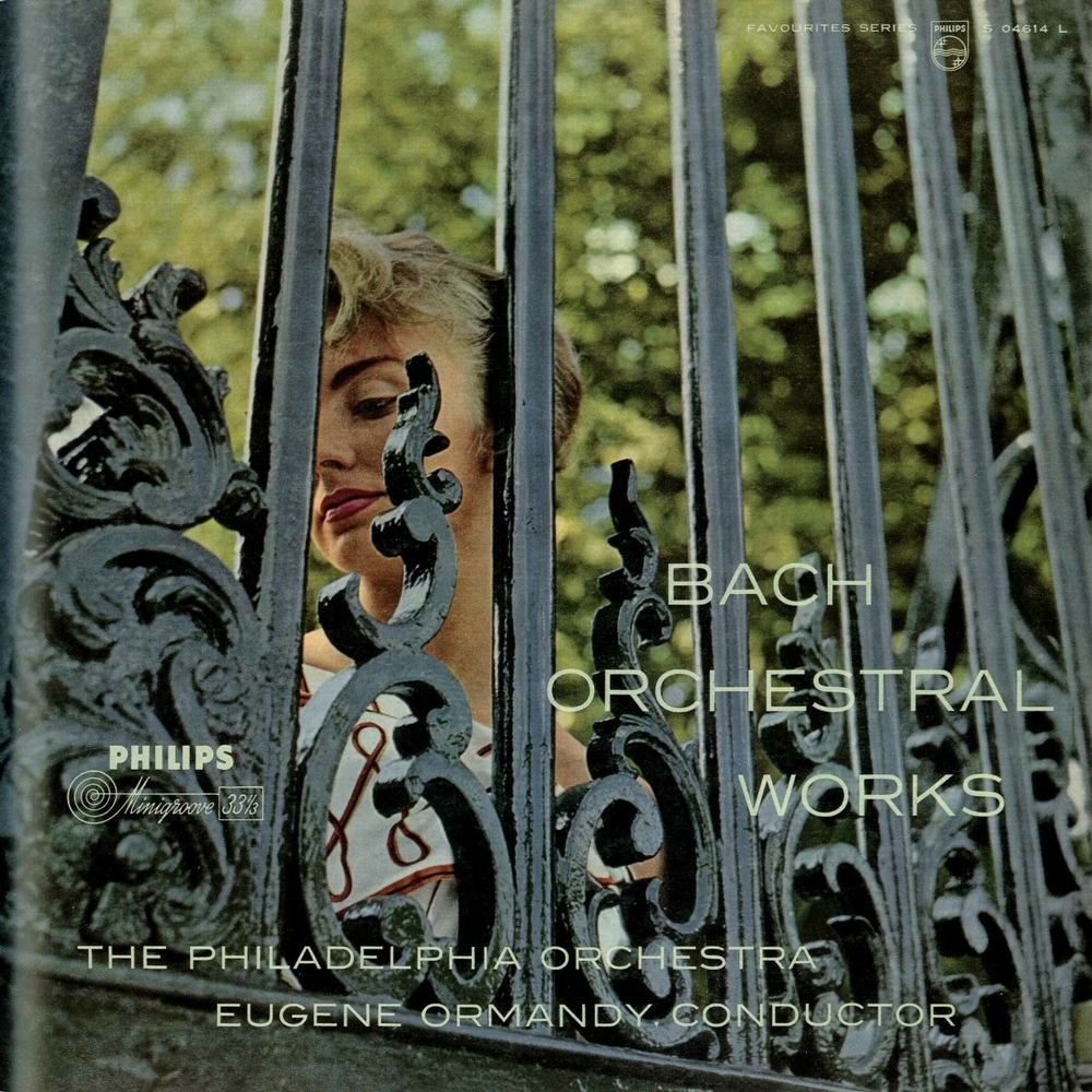 Platenhoes voor Philips favourites series: The Philadelphia Orchestra – Bach Orchestral works