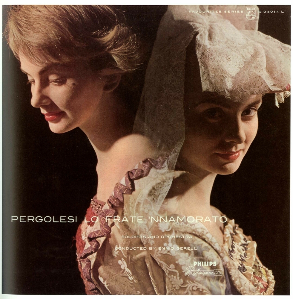 Platenhoes voor Philips favourites series: Orchestra Ennio Gerelli – Pergolesi Lo Frate ‘Nnamorato