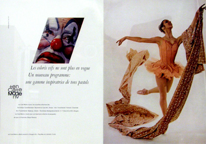 Reclame voor Ten Cate mode: folder