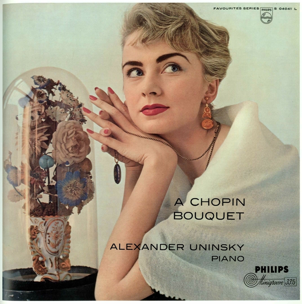 Platenhoes voor Philips favourites series: Alexander Uninsky - A Chopin Bouquet