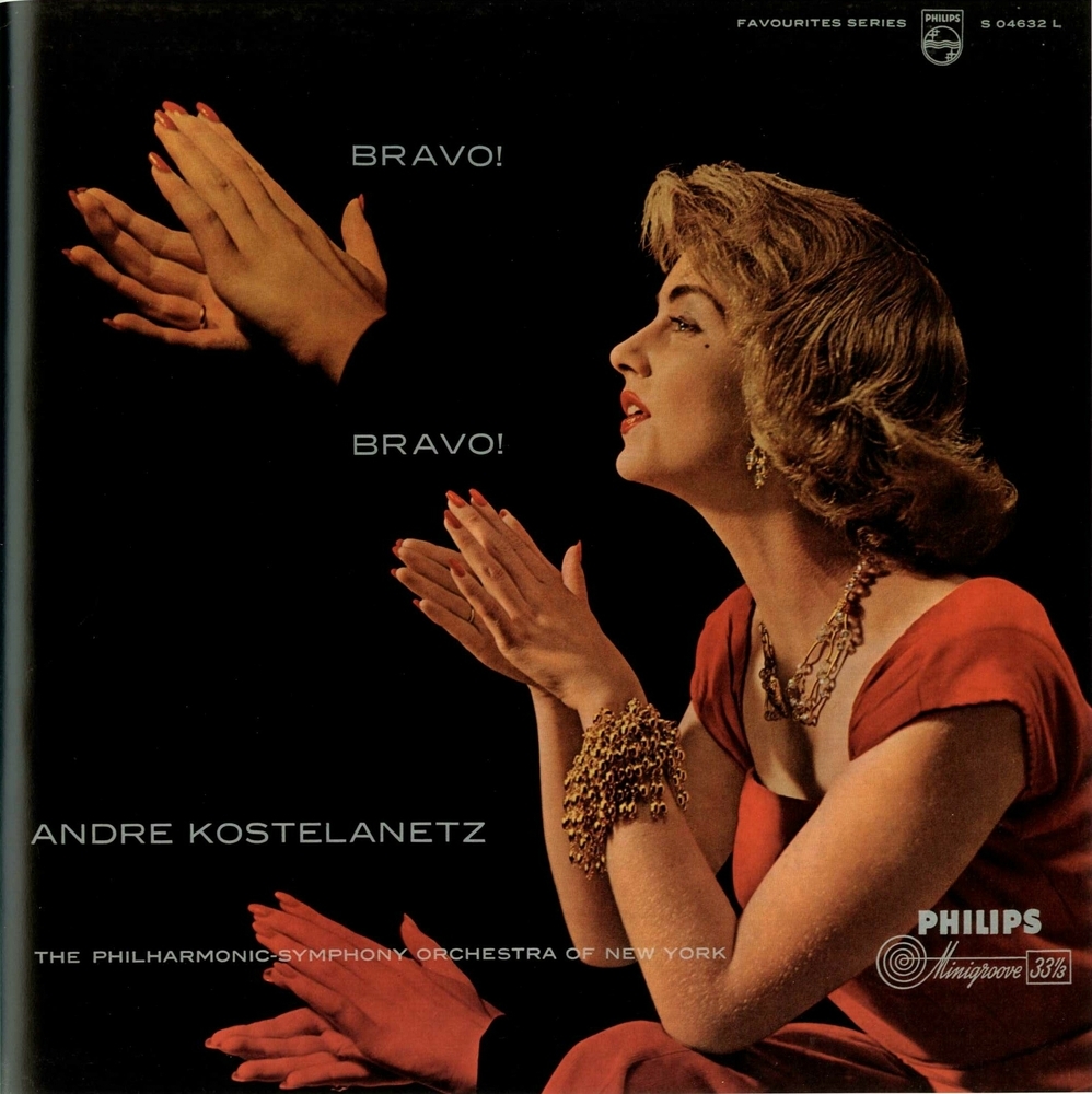 Platenhoes voor Philips favourites series favourites series: André Kostelanetz, The Philharmonic-Symphony Orchestra Of New York – Bravo! Bravo!