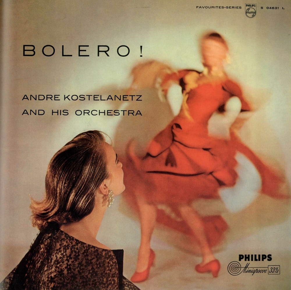 Platenhoes voor Philips favourites series: Andre Kostelanetz and his orchestra - Bolero!
