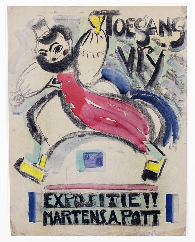 Affiche expositie Martens - A. Pott