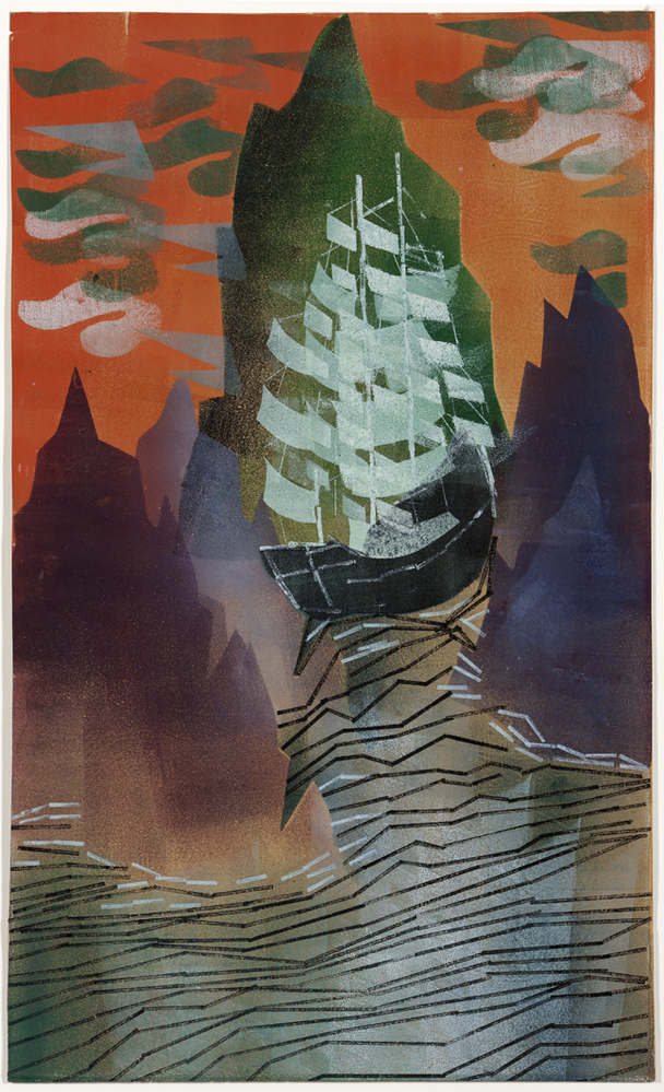 Impression of E. A. Poe 4 (Descent into the maelstrom) (D-478)